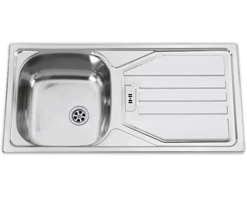 Nerezový drez s odkvapkávacou plochou