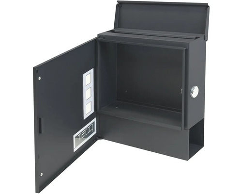 Otvorená poštová schránka so zámkom