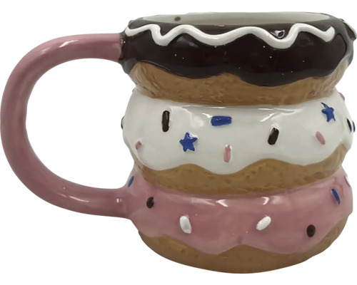 Hrnček v tvare naskladaných šišiek