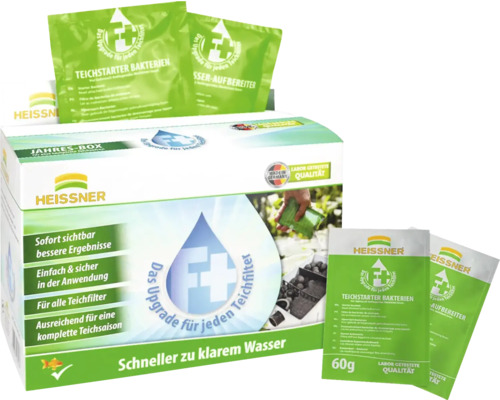 Heissner Teichstarter baktérie ročný box pre čistú vodu
