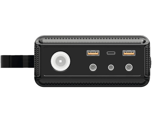 Čierna napájacia stanica s USB portami