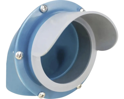 Priechodka stenou s ochranou proti poveternostným vplyvom