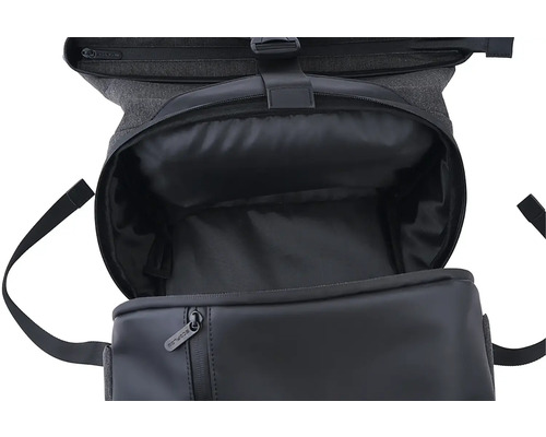 Vnútorný pohľad na otvorený batoh