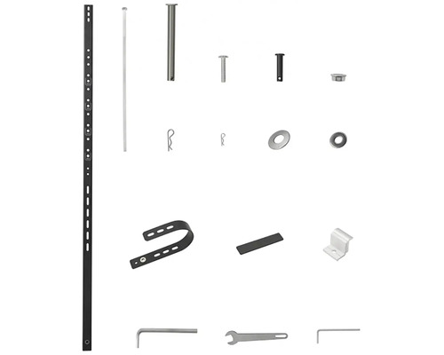 Rôzne upevňovacie prvky a nástroje pre montáž