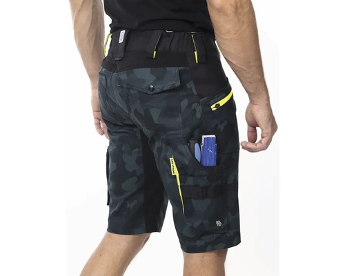 Pracovné šortky CRAFTLAND s vreckami a maskovacím vzorom