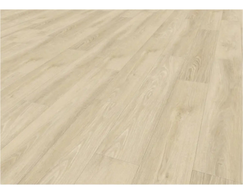 Položená svetlá laminátová podlaha s dreveným vzhľadom