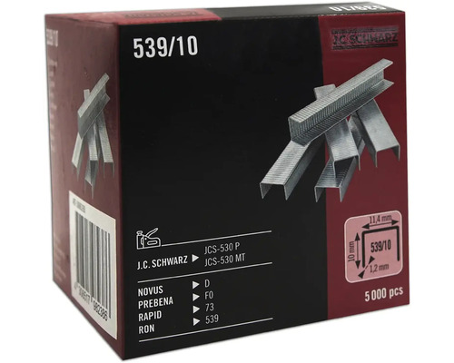 Spona 539/10 J.C.Schwarz, 5000 ks