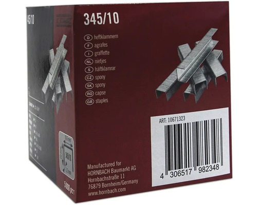 Balenie zošívacích sponiek 345/10