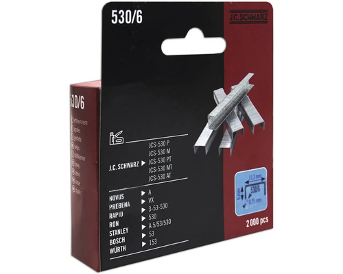 Sponky J.C. Schwarz typ 530/6, 2000 kusov