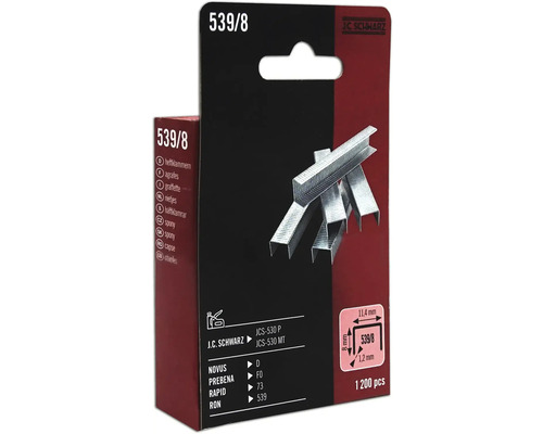 Sponky J C Schwarz 539/8, 1200 kusov