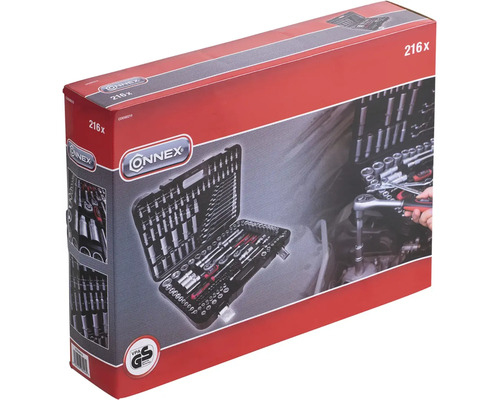 Balenie sady náradia Connex s 216 dielmi