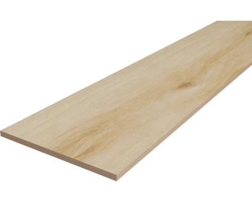 Jednotlivá podlahová dlaždica vzhľadu dreva.