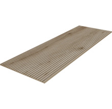 Drevená terasová doska s ryhovaným povrchom