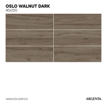 Tmavé obklady Oslo orech, 40 krát 120 centimetrov, so vzhľadom dreva