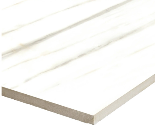 Biela dlaždica so vzhľadom mramoru