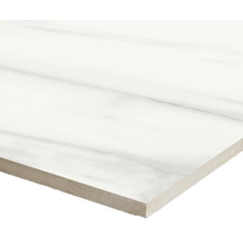 Dlažba Obklad imitácia mramoru LUCCA Bianco sivá čierna mat 60x60 cm