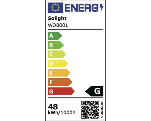 Energetický štítok Solight WO8001