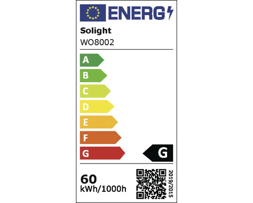 Energetický štítok Solight WO8002