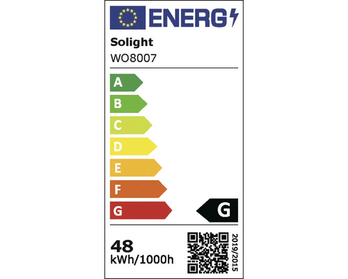 Energetický štítok Solight WO8007