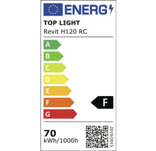 LED stropné svietidlo Top Light Revit H120B RC 70 W 7000 lm 3000-6500 K biele s diaľkovým ovládaním