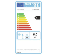 Energetický štítok s triedou energetickej účinnosti A a výkonom 6,0 kilowatt