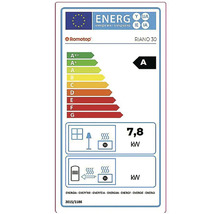 Energetický štítok Romotop Riano 30, trieda A