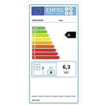 Energetický štítok Haas und Sohn Faro s triedou energetickej účinnosti A a 6,3 kilowatt