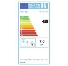 Energetický štítok s triedou energetickej účinnosti A a 7,0 kilowatt