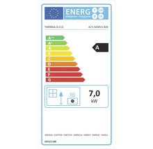 Energetický štítok s triedou energetickej účinnosti A a spotrebou energie 7,0 kilowatt
