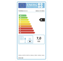 Energetický štítok pre Thermia Xena 310 Weiß s triedou energetickej účinnosti A a 7,0 kilowatt