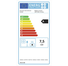 Energetický štítok s triedou energetickej účinnosti A a výkonom 7,5 kilowatt