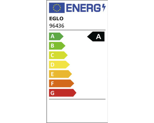 Energetický štítok od spoločnosti Eglo s triedou energetickej účinnosti A