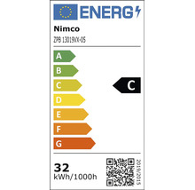 Energetický štítok Európskej únie pre Nimco ZPB 13019VX-05, trieda energetickej účinnosti C, 32 kilowatthodín na 1000 hodín.