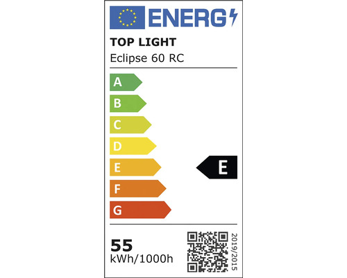 Luster Top Light Eclipse 60BZ RC 55 W 5500 lm 3000-6500 K biely