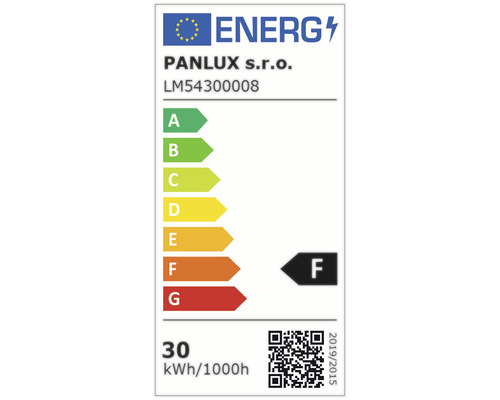 Štítok energetickej účinnosti F