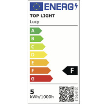 LED stolová lampa Top Light Lucy KL C 5 W 420 lm 3000 K čierna s klipom