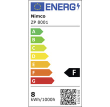 Zrkadlo do kúpeľne s LED osvetlením Nimco 50x70 cm ZP 8001