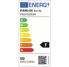 LED reflektor Panlux IP44 50W 4000K 2x zásuvka, čierny-thumb-1