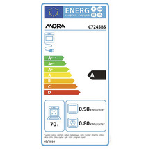 Energetický štítok Mora C7245BS