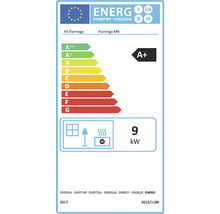 Energetický štítok HS Flamingo s triedou energetickej účinnosti A+ a 9 kilowattov