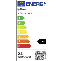 Energetický štítok s triedou energetickej účinnosti F