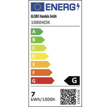 LED žiarovka Globo GU10 / 6,5 W 450 lm 3000 K čierna
