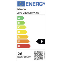 LED okrúhle zrkadlo s osvetlením Nimco ZP 28000 s dotykovým senzorom IP 44
