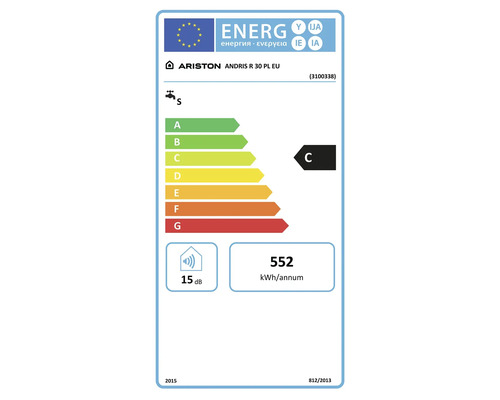 Energetický štítok Ariston Andris R 30 PL EU