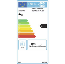 Energetický štítok pre ohrievač vody Ariston PRO1 ECO 50 V SLIM 1.8K PL EU