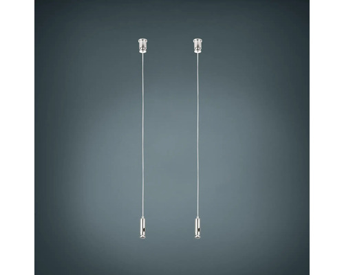 Dva závesné systémy pre osvetlenie