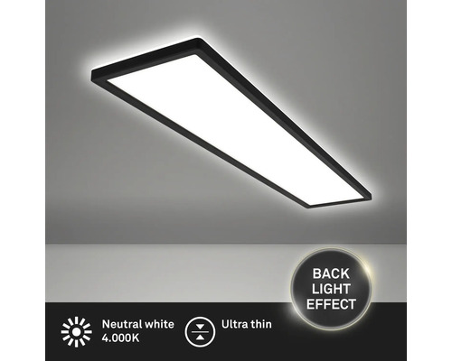 Obdĺžnikové LED stropné svietidlo s podsvietením