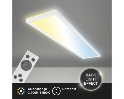 Obdĺžnikové stropné svietidlo so zmenou farby a diaľkovým ovládaním