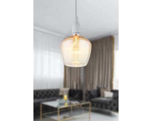 LED žiarovka Globo E27 / 4 W 240 lm 1800 K amber/priehľadná