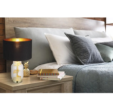Stolová lampa Globo 24141M GINKO E27 40 W zlatá/čierna